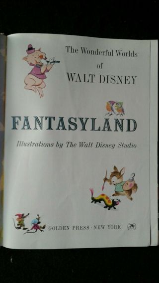 The Wonderful World Of Walt Disney Book Boxed Set.  Vintage 1965 Golden Press 5
