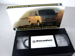 Vintage 90s Vw Eurovan Vhs Dealer Promo Video Introducing Volkswagen Rare 92 Van