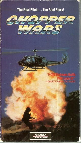 Chopper Wars Vhs 1989 Vietnam War Helicopter Combat Richard Lynch Viet Cong Vtg