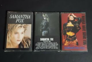 Vtg Samantha Fox Music Cassette 1987 - 88 - 89 Touch Me Some Fun