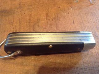 Vintage M Klein & Sons,  Chicago 3 Blade Electrician Pocket Knife - 3 Spring 5