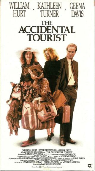 The Accidental Tourist Vhs 1995 William Hurt Kathleen Turner Geena Davis Vintage