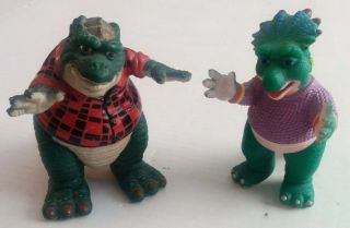 Vintage 90s Action Figure Dinosaur Tv Show Toy Earl & Charlene Sinclair Hasbro