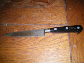 Vintage Sabatier 4 Star Elephant Carbon Steel Knife 5 " Blade,  Sharp