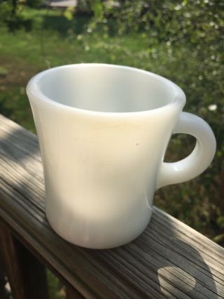 Vintage Fire King Oven Ware Milk Glass Coffee Cup Usa