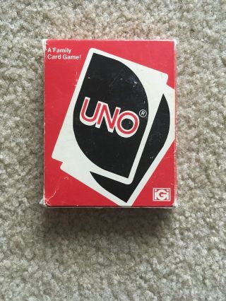 Vintage 1979 Uno Card Game Family Summer Fun Complete Sb4