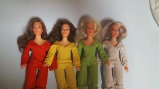 Vintage Hasbro Charlie’s Angels Doll Set Kelly Kris Sabrina Jill 1977