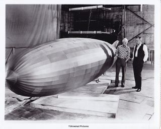 George C Scott Director Robert Wise Candid Vintage The Hindenburg Photo