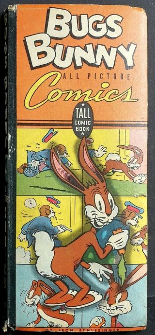 Vintage Wwii 1943 Bugs Bunny All Picture Comics Tall Comic Book Leon Schlesinger