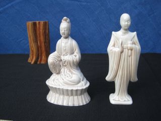 Vintage Roselane Pasadena Pottery Figurine Asian Figurines 2,  184 & 205