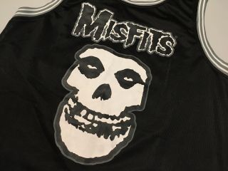 Vintage Misfits 138 Basketball Jersey Punk Rock Concert Tour Merch Rare Men’s Xl