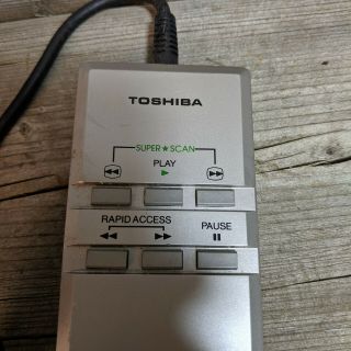 Vintage Toshiba RM - 100 Remote Control Controller For Toshiba Video Disc Player 2