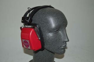 Vintage Winston Racing Am/fm Stereo Headband Headphones 9v W Box