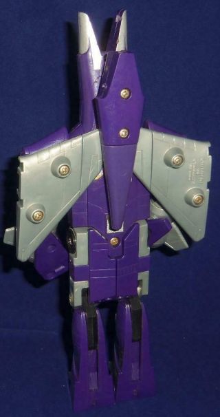 1986 Vintage Hasbro Transformers G1 Decepticon Cyclonus Loose Figure W/Paperwork 2