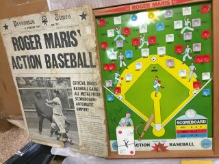 Vintage Roger Maris Action Baseball Game