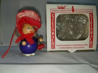 Vintage Steinbach Red Hat Society Ornament (not Just For Christmas)