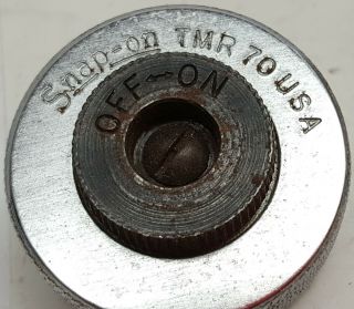 Snap On Tools Vintage 1/4 Inch Drive Thumb Wheel Gearless Spinner Tmr70