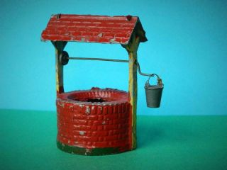 F.  G.  Taylor & Sons Vintage Lead Garden Farm Series Water Wishing Well With Bucket