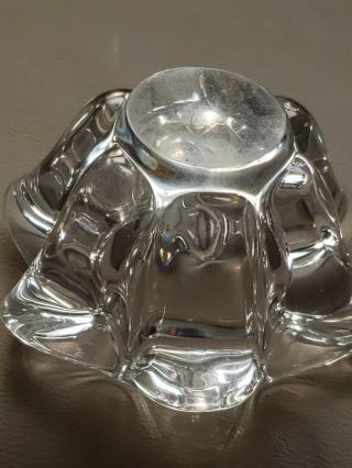 Vintage Art Vannes France Art Noveau Crystal glass Vase Signed ashtray bowl rare 3