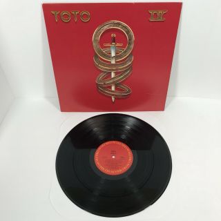Toto " Iv " Lp Vinyl Record Album Vintage Pressing 33 Rpm Al 37728 Columbia 1982