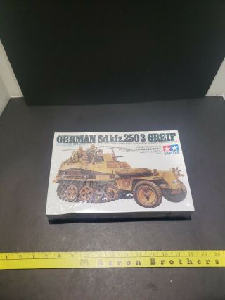 Vintage Tamiya 1/35 German Sd.  Kfz.  250/3 Greif