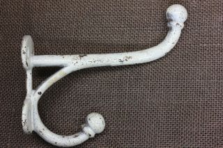 5 3/4” Coat Tack Large Harness Hook Horse Barn Find Vintage Old Rustic Cast Iron