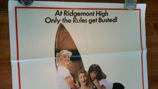 fast times at ridgemont high 1982 movie poster 27 x 41 Vintage PENN 2