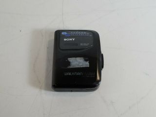 Vintage Sony Walkman Wm - Fx101 Am/fm Cassette Player Black
