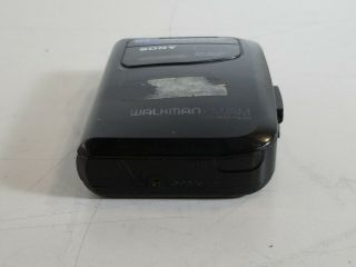 Vintage Sony Walkman WM - FX101 AM/FM Cassette Player Black 4