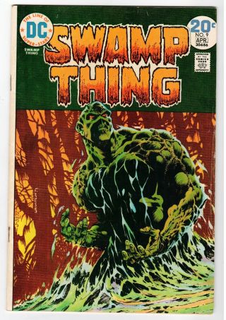 Dc - Swamp Thing 9 - Wrightson Cover & Art - G Apr 1974 Vintage Comic