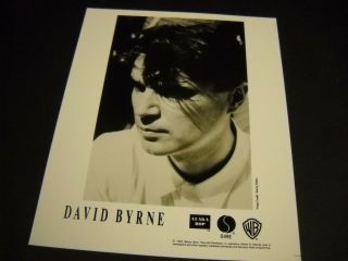 David Byrne Vintage 1989 8 " X 10 " Promo Publicity Press Photo