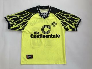 Vintage Borussia Dortmund 1994 Home Shirt Maglia Calico Camiseta