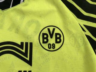 Vintage Borussia Dortmund 1994 Home Shirt Maglia Calico Camiseta 3