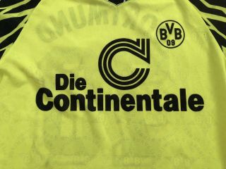 Vintage Borussia Dortmund 1994 Home Shirt Maglia Calico Camiseta 4