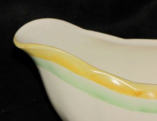 Vintage Grindley England China Porcelain Cream Petal Gravy Boat Pitcher 2