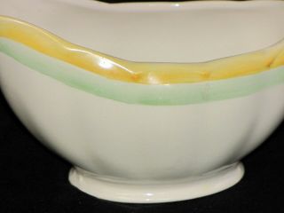 Vintage Grindley England China Porcelain Cream Petal Gravy Boat Pitcher 3