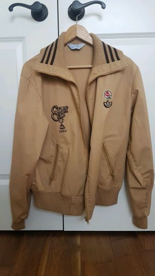 1980 Cfl Grey Cup Jacket Coat Vintage Old Adidas
