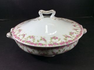 Vintage Austrian Covered Casserole Dish With Handles