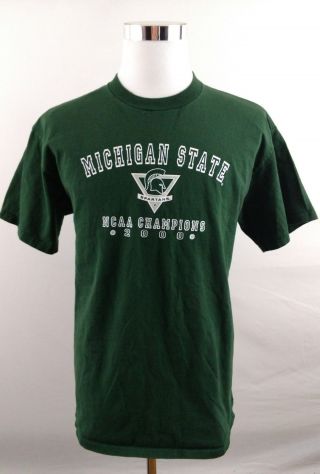 Michigan State Spartans Ncaa Vintage 2000 Champions Shirt Men 