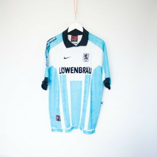 1860 Munich Nike Home 1996/1997 Vintage Retro Football Shirt