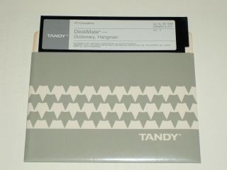" 5 " Tandy " Radio Shack " Desk Mate " Vintage 5.  25 " Floppy Disks - " Hard To Find "