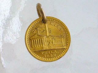 Vintage 1832 Us Phila Philadelphia Lords Prayer Charm Pendant Medal Token