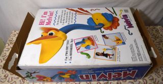 Melvin Milton Bradley Game Motorized Looney Gooney Bird Rare Vintage 1989 3