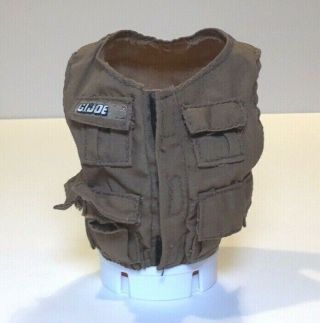 Vintage Gi Joe 1/6 Scale Cargo Pocket Army Utility Soldier Vest For 12” Figure
