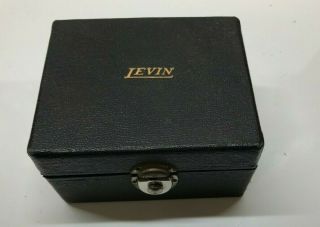 Vintage Levin Poising Tool,  In Levin Carrying Case,  Missing Jaw