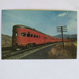 Vintage Norfolk & Western Railroad Powhatan Arrow Postcard Litho Singer,  Va