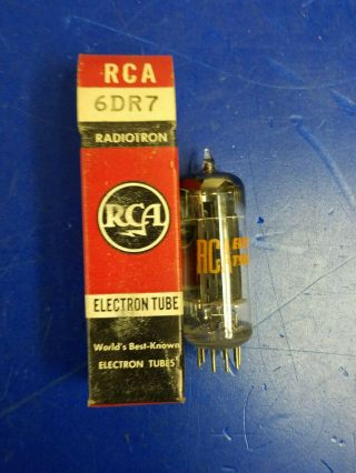 Old Stock Rca Vintage Vacuum Radio / Tv Electron Tube 6dr7