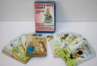Little Grey Rabbit Pepys Card Game - Alison Uttley Margaret Tempest - Vintage
