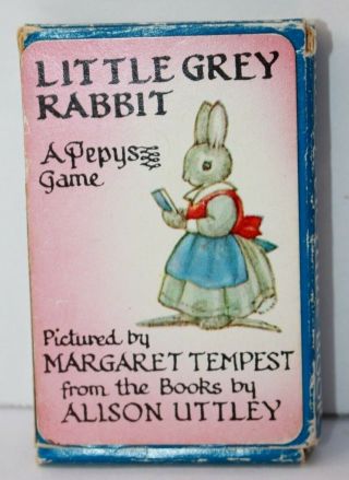 Little Grey Rabbit Pepys Card Game - Alison Uttley Margaret Tempest - Vintage 2