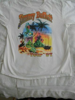 Vintage Jimmy Buffett 1997 Concert Tour T - Shirt Xl